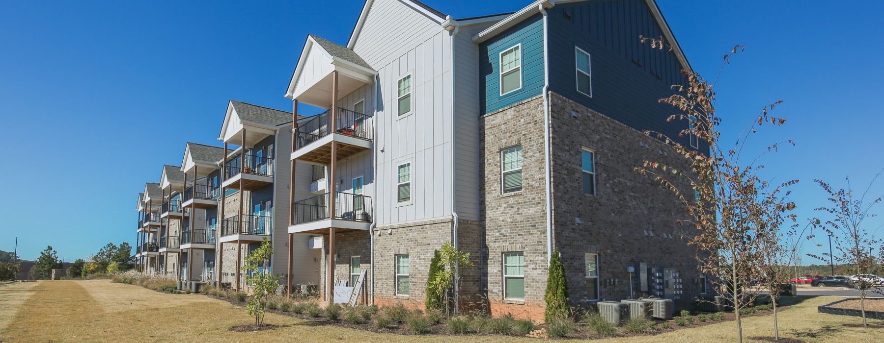 Apartment building exterior